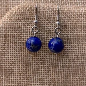 Blue mountain Jade Earrings